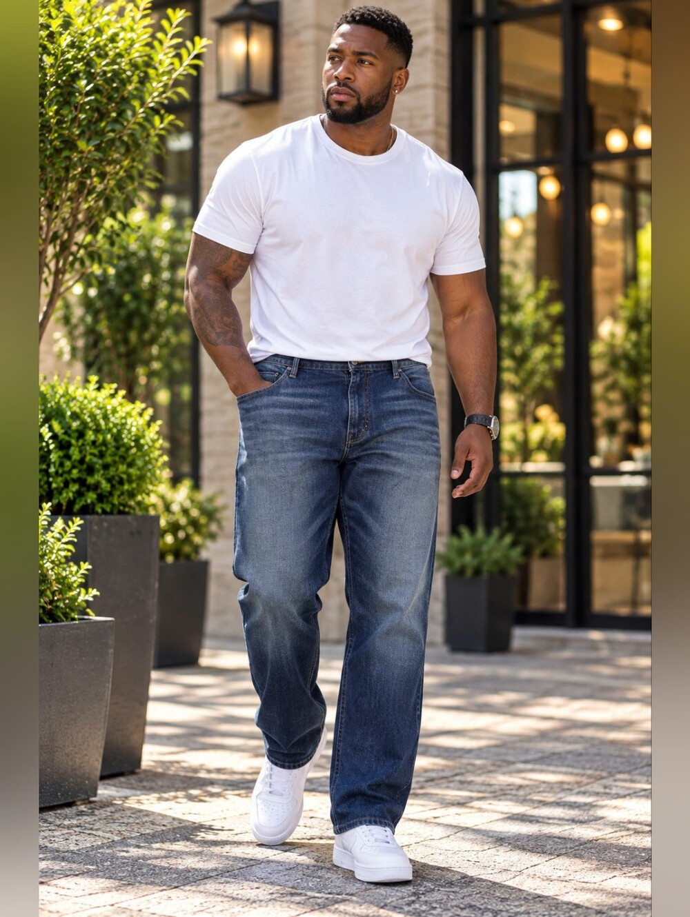 OLD NAVY 👖 360° Stretch Straight Jeans ✨ Dark Wash Plus Size 54x30 NWT 🤠💙🔥